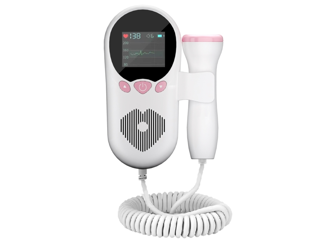 Monitor Doppler Fetal Com Lcd Grande Sem Radiação