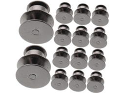 Conjunto Amosfun Com 30 Fechos De Segurança Metálicos Para Pins Esmalte, Com Trava Traseira, Leves E Portáteis, Em Liga