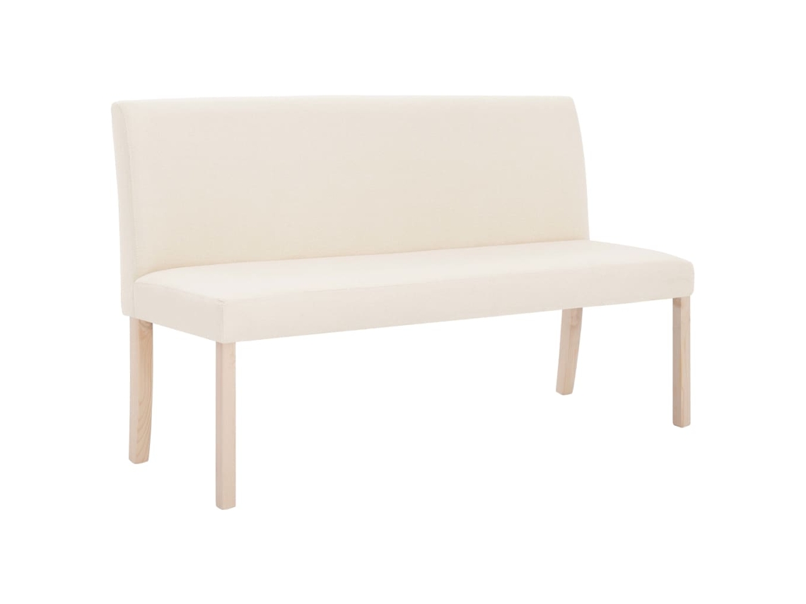 Bench, Benches Vidaxl Creme Tecido (n/a)