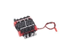 Capa do Motor V8 Universal para Rc 1/10 Trx4 Scx10 Scx10ii