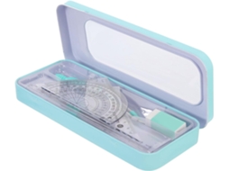 Kit de Design Profissional para Estudantes Compasso e Régua Em Ferro Abs, Fácil de Usar e Durável, Ideal para Decoração