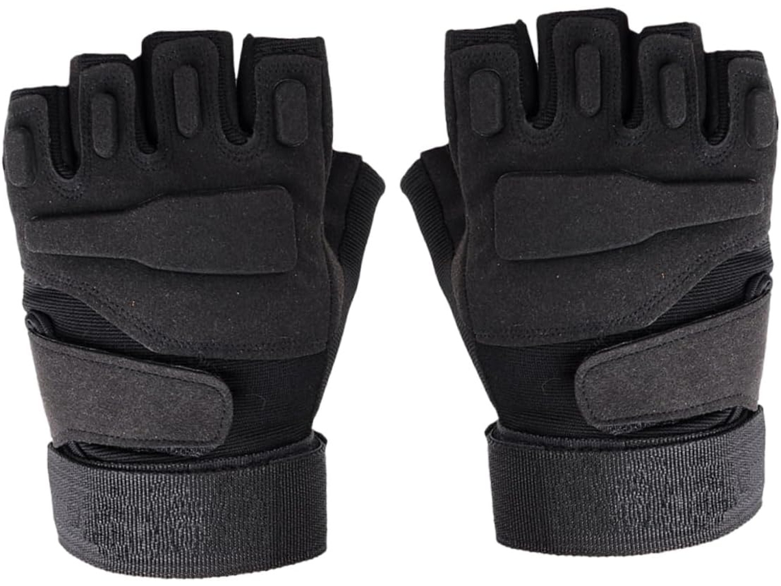 Luvas De Ciclismo De Meio Dedo, Respiráveis, Resistentes A Impactos E Quentes, Ideais Para Esportes Ao Ar Livre Como Ciclismo E Corrida (pre