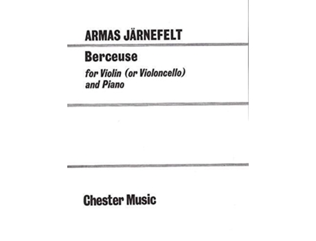 Livro Berceuse for Violin and Piano de Armas Jarnefelt (Inglês)
