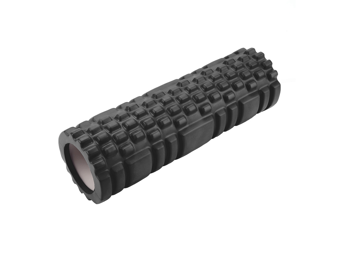 Vlrla-rodillo De Yoga Hueco Pequeno Para Ejercício Fitness E Massagem Da Coluna De Yoga Fisioterapia (preto)