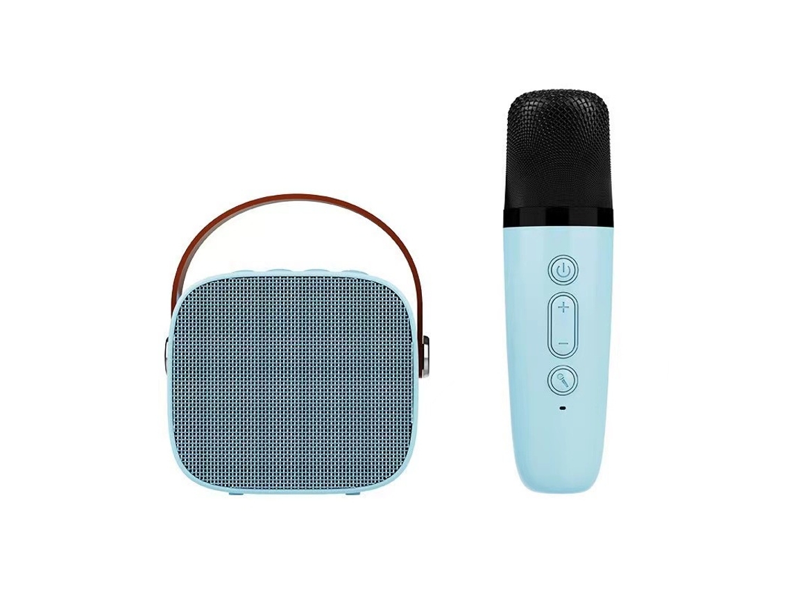 Máquina De Karaoke Portátil Bluetooth Com Microfone Sem Fios