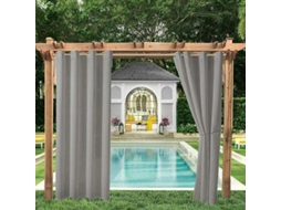 Cortinas Impermeáveis ​​para Áreas Externas, Cortina Blackout Térmica Para Pérgola, Galpão De Jardim Externo, Gazebo, Pátio (13)