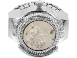 Relógio De Anel Feminino, Joia Decorativa, Portátil, Nítido E Confortável De Ler.