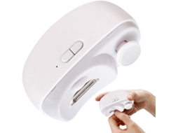 Cortador de unhas automático, com luz LED e recarregável via USB.