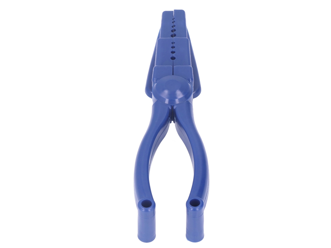 Pinça de unha com protetor de dedo em ABS, ferramenta portátil para martelar e cravar pregos com segurança.
