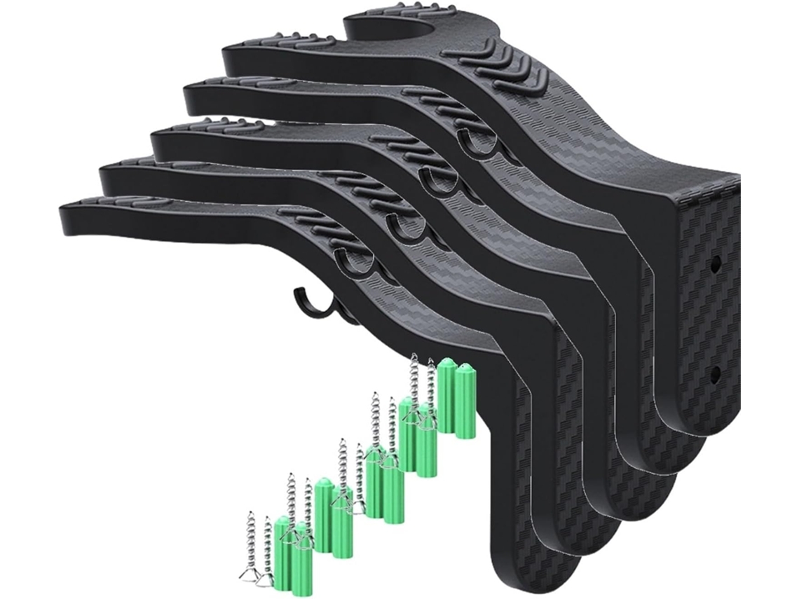 Suporte De Parede Para Capacete De Motocicleta (2 A 5 Peças) - Ganchos Para Guardar Motocicleta Em Prateleira De