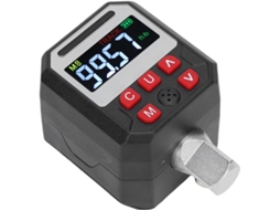 Medidor de torque digital, adaptador versátil com visor nítido.