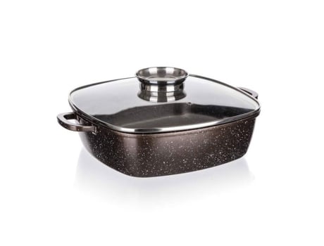 Banquete Premium Marrom Escuro 28x28x8 Cm