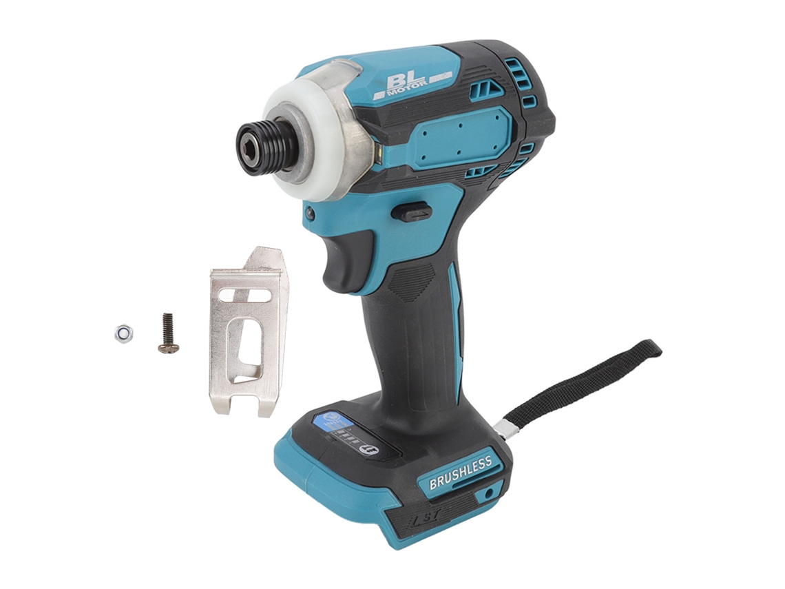 Kit de Furadeira de Impacto Sem Escova Lithium Ion 3 Velocidades com Luzes Led Primerox S/MARCA