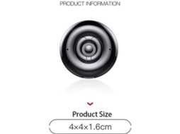Gravador de Voz Ativado Por Voz Reprodução de Mp3 Gravação de Redução de Ruído de Alta Definição Inteligente Ai-32Gbpreto