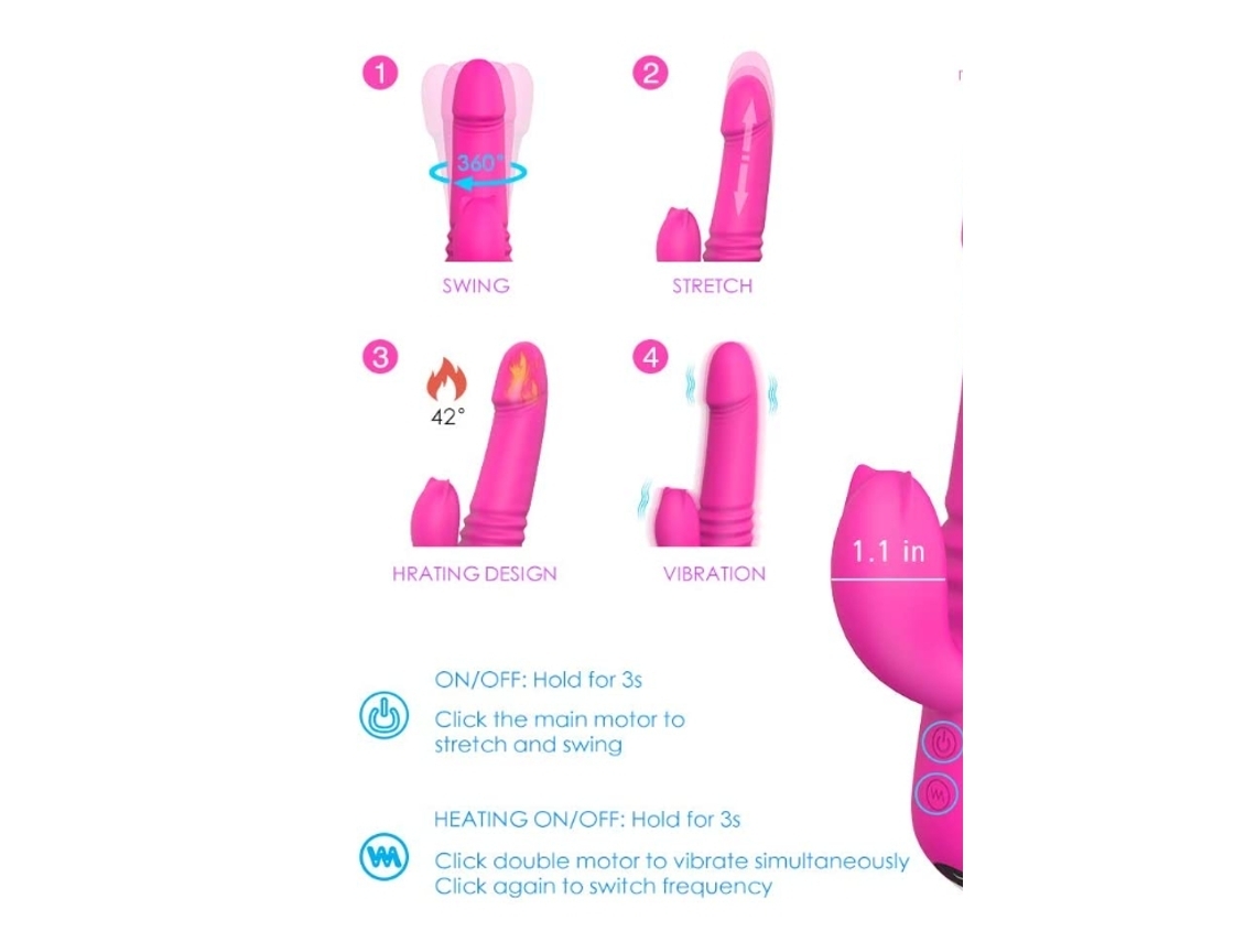 Vibrador Crzzh070612 Rosa