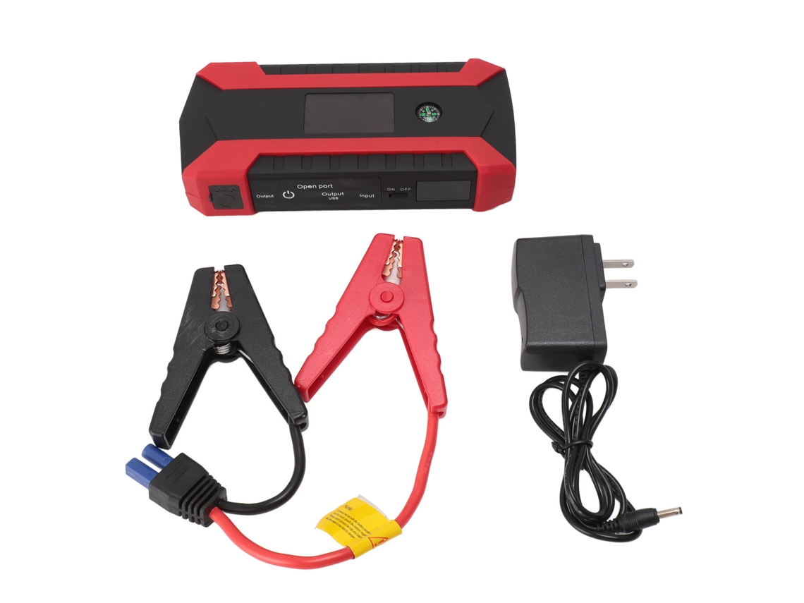 Iniciador De Carro Portátil 1000a 12v Bateria 15000mah Lanterna Led Usb