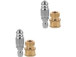 Conjunto De 2 Bicos Jato Para Pulverizador Alta Pressão Jardim,