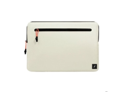 Capa Com Zíper Completo Para Macbook Pro 14, Tecido Reciclado Resistente À Água, Native Union Bege Brilvibera