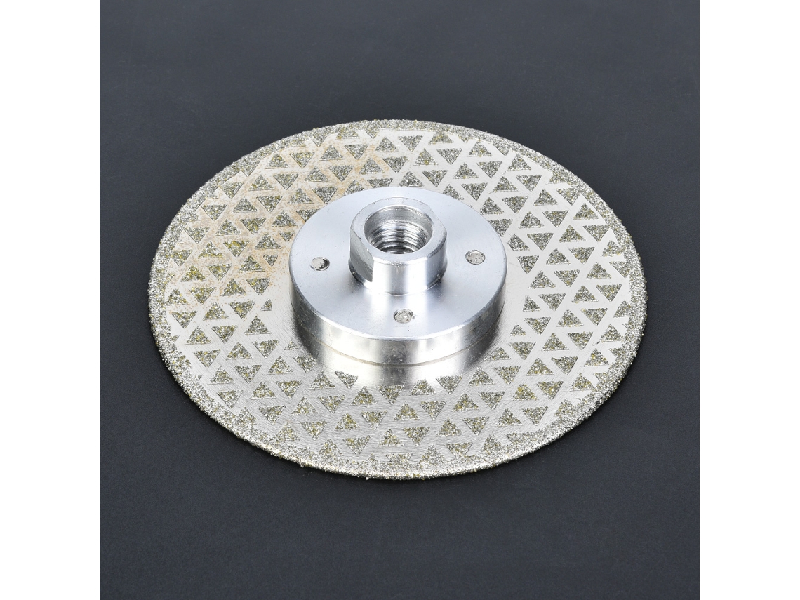 Disco De Corte E Esmerilado De Diamante Eletrodepositado M14, Grano 40, 125mm Para Granito E Mármore