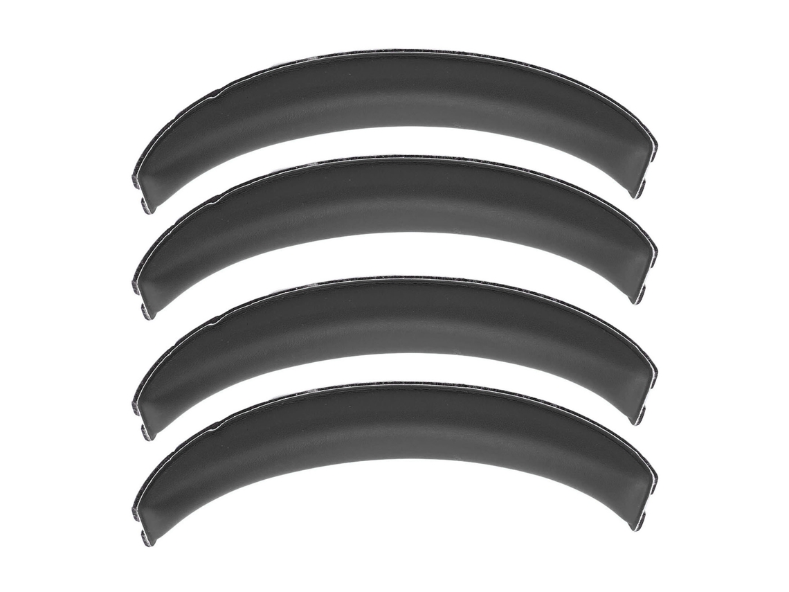 Aetheria 4pcs Almofada de Substituição para Headband Fone de Ouvido Sem Fio W800bt Plus Couro Proteico Preto