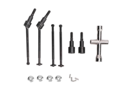 Mali eixo de Transmissão Dianteiro e Traseiro de Aço para Carro Rc 16101 16102 16210 Kit de Substituição
