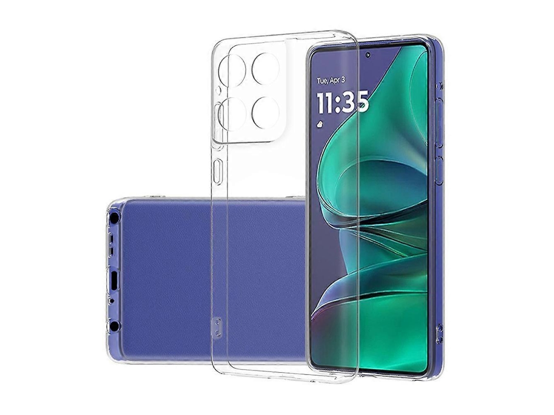 Capa Traseira Ultrafina E Flexível De Tpu Transparente Para Motorola Edge 60 Stylus 5g