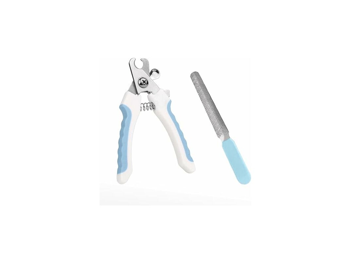Tesoura Unhas Pet Aço Azul