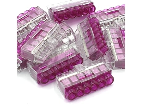 10 Unidades de Conectores de Cabo de 6 Vias Helacon Plus Mini