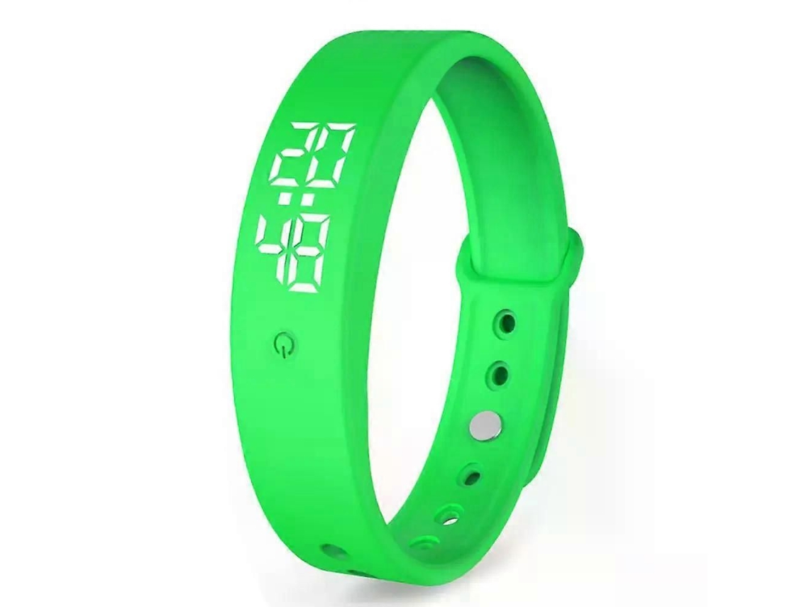 Pulseira Inteligente Esportiva Com Led, Monitor De Temperatura Corporal, Termômetro, Alarme Vibratório E Lembretes. Ideal Para Estudantes E Alunos.