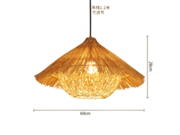 Laxiscreed Lanternas De Teto Em Estilo Oriental Para Restaurantes E Cafés, Diâmetro 60cm