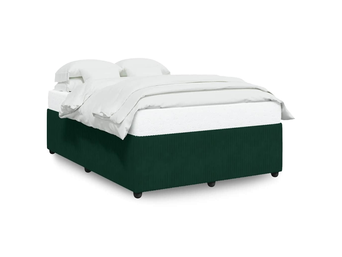 Bed Frame, Bed Frames Vidaxl Verde Veludo (140 X 200 Cm)