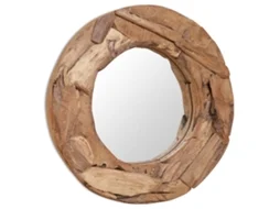 Decorative Mirror, Decorative Mirrors Vidaxl Marrom Teca (60 Cm)