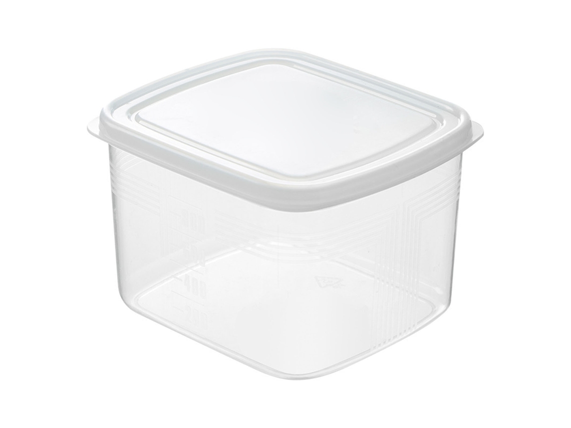 Caixa de armazenamento para geladeira, transparente, 1.2l, organizador de alimentos para micro-ondas | S/MARCA