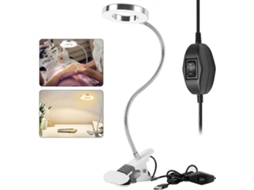 Rebe lâmpada de Escritório Led 48 Luzes Usb Clip Proteção para Olhos 8w Modos Luz Fria e Quente Flexível