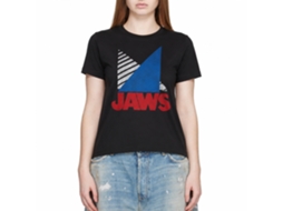 Rockinstone Jaws Movie Tri Black Adult T-shirt Size:xxxl