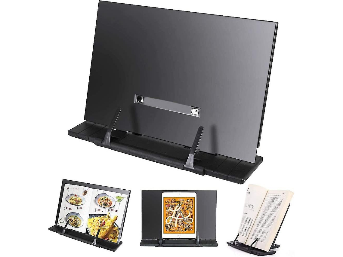 Suporte de metal ajustável Slowmoose para livros de receitas e tablets