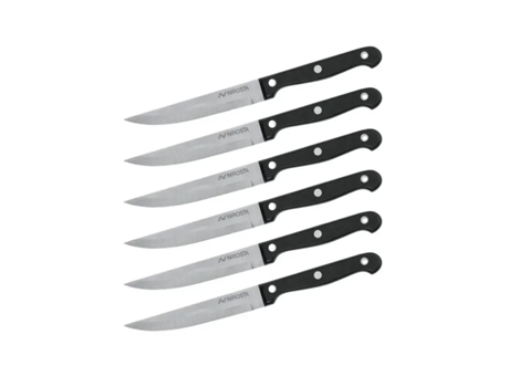 Conjunto De Facas Nirosta Aço Inoxidável 6 Peças