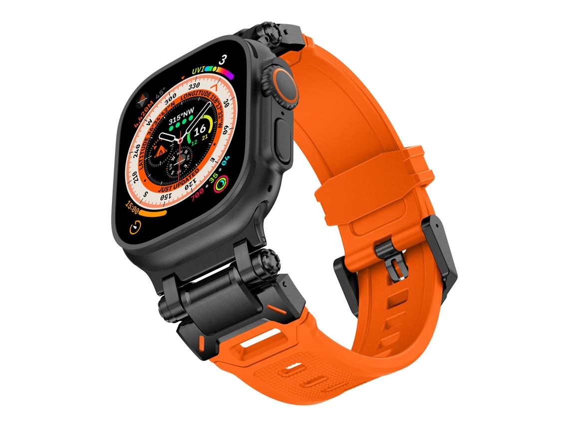 Bracelete universal para Apple Watch 42/44/45/49mm XIAOMOYU, laranja