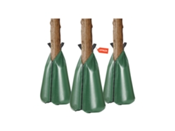 Bolsa para irrigação de árvores de 75,7 L com sistema de irrigação por gotejamento e fecho de zíper (pacote com 3)