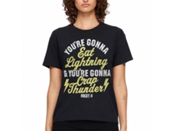 Rockinstone Rocky Movie Lightning And Thunder Navy Adult T-shirt Size:s