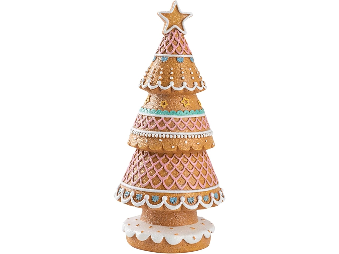 Árvore De Gengibre Em Miniatura Figura Decorativa De Mesa Para Árvore De Natal, Decoração Natalina, Torre De Doces Para O Natal Gokoco