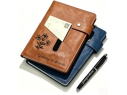 Caderno A5 Personalizável Com Nome E Design Gravados Capa Personalizado, Presente Para Aniversário, Natal
