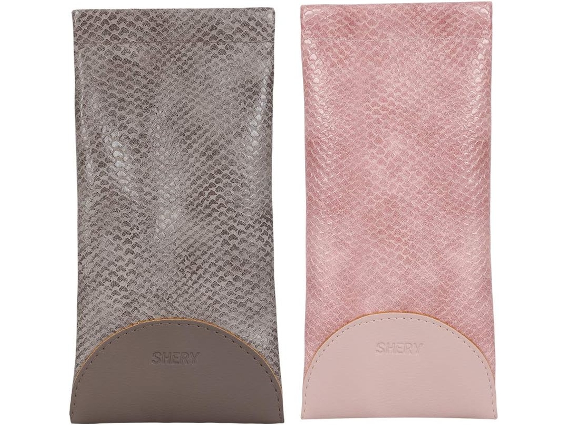 Conjunto de 2 Estojos Portáteis para Óculos Femininos AQUAFORGE