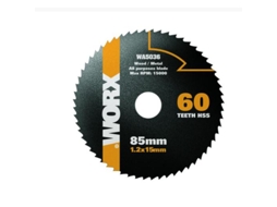 Disco multiusos 85mm 60T HSS-WX423 - Worx