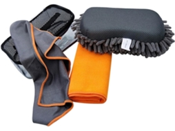 Kit De Limpeza Automotiva De 1 Peça Com Esponja Absorvente E Toalha.