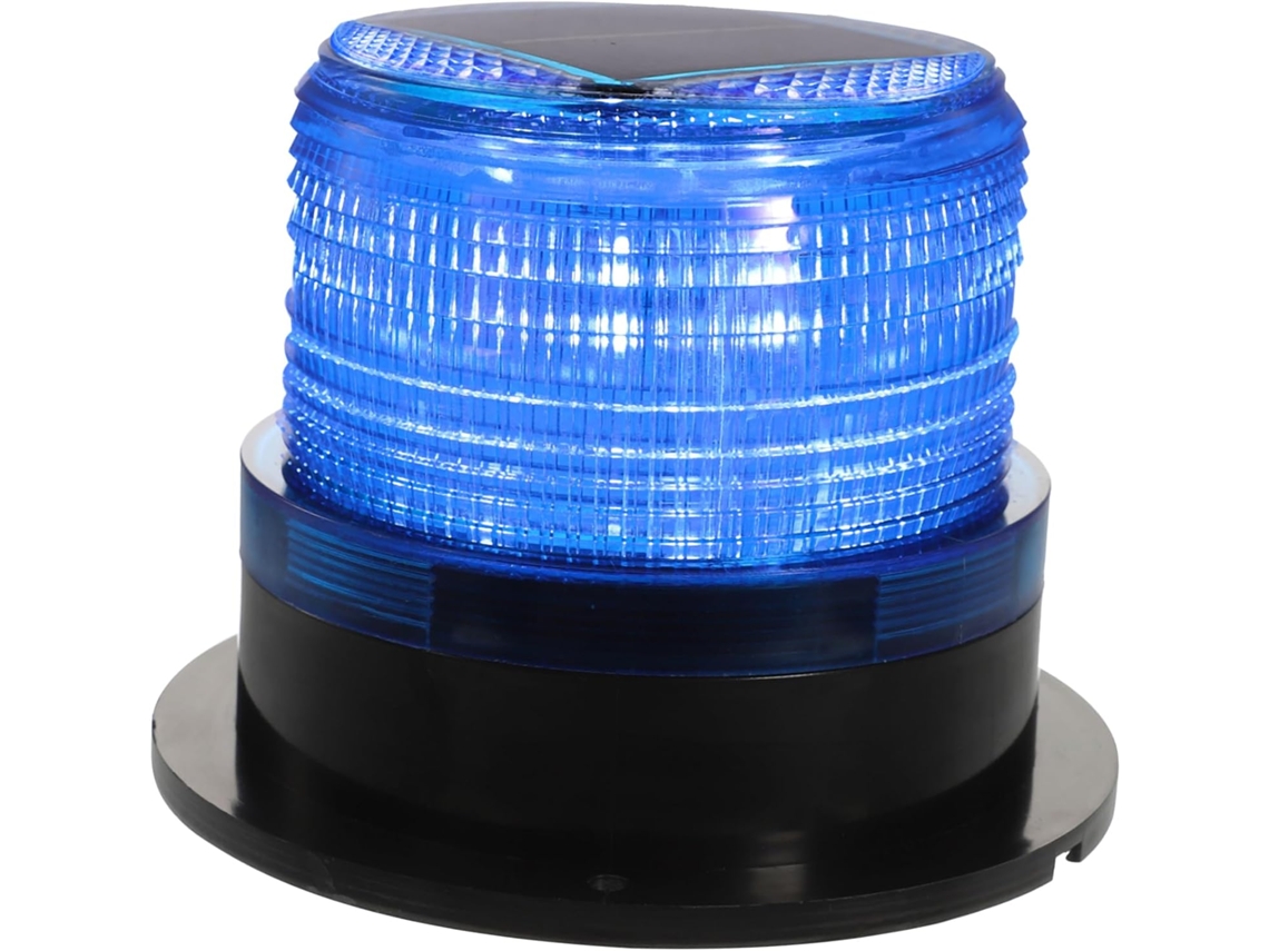 Luzes Estroboscópicas Solares De Led Sosoport Para Carros, Azul Brilhante, Sem Fio, Segurança, Emergência, Veículos