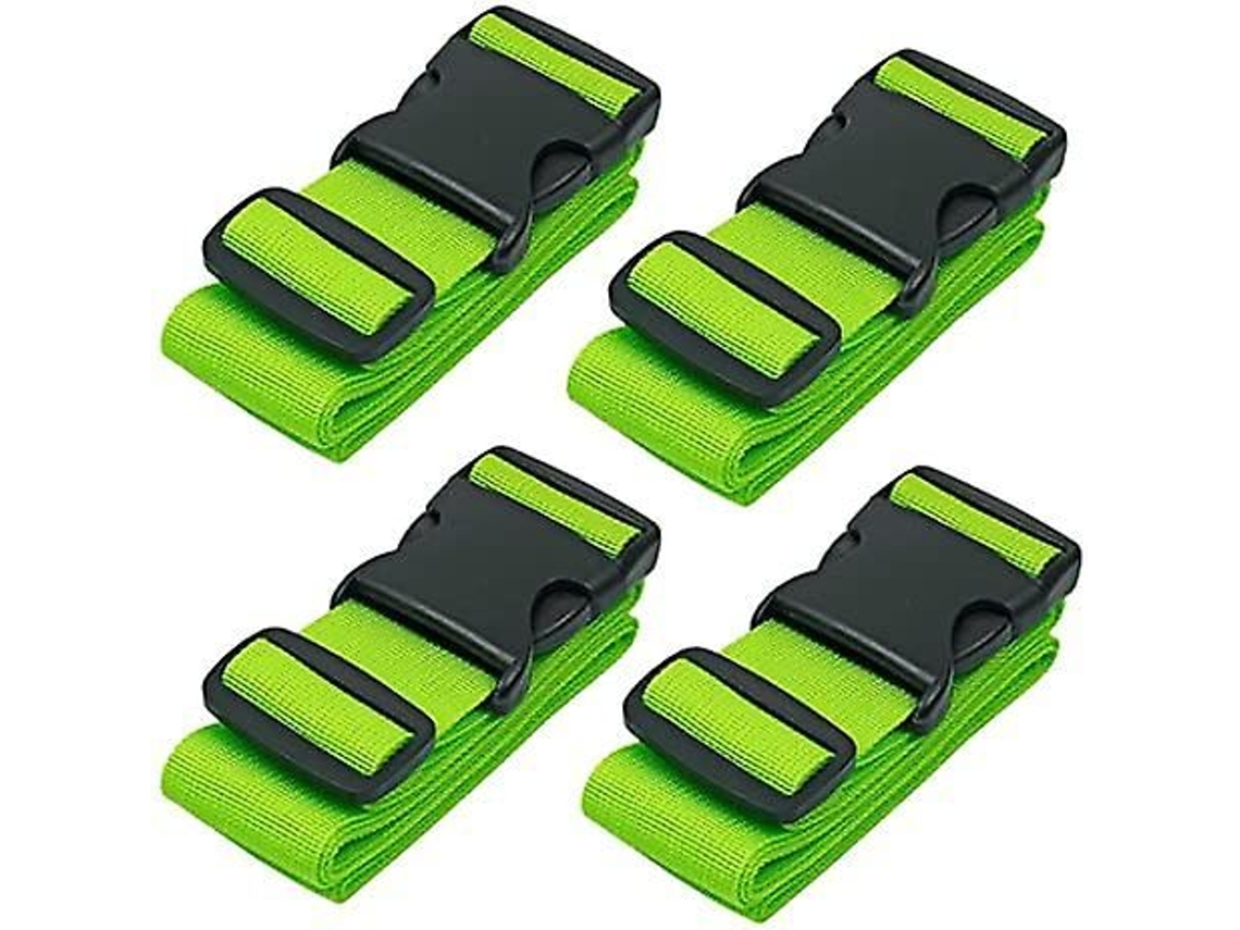 Pacote com 4 correias para bagagem, cintos de viagem, acessórios Slowmoose