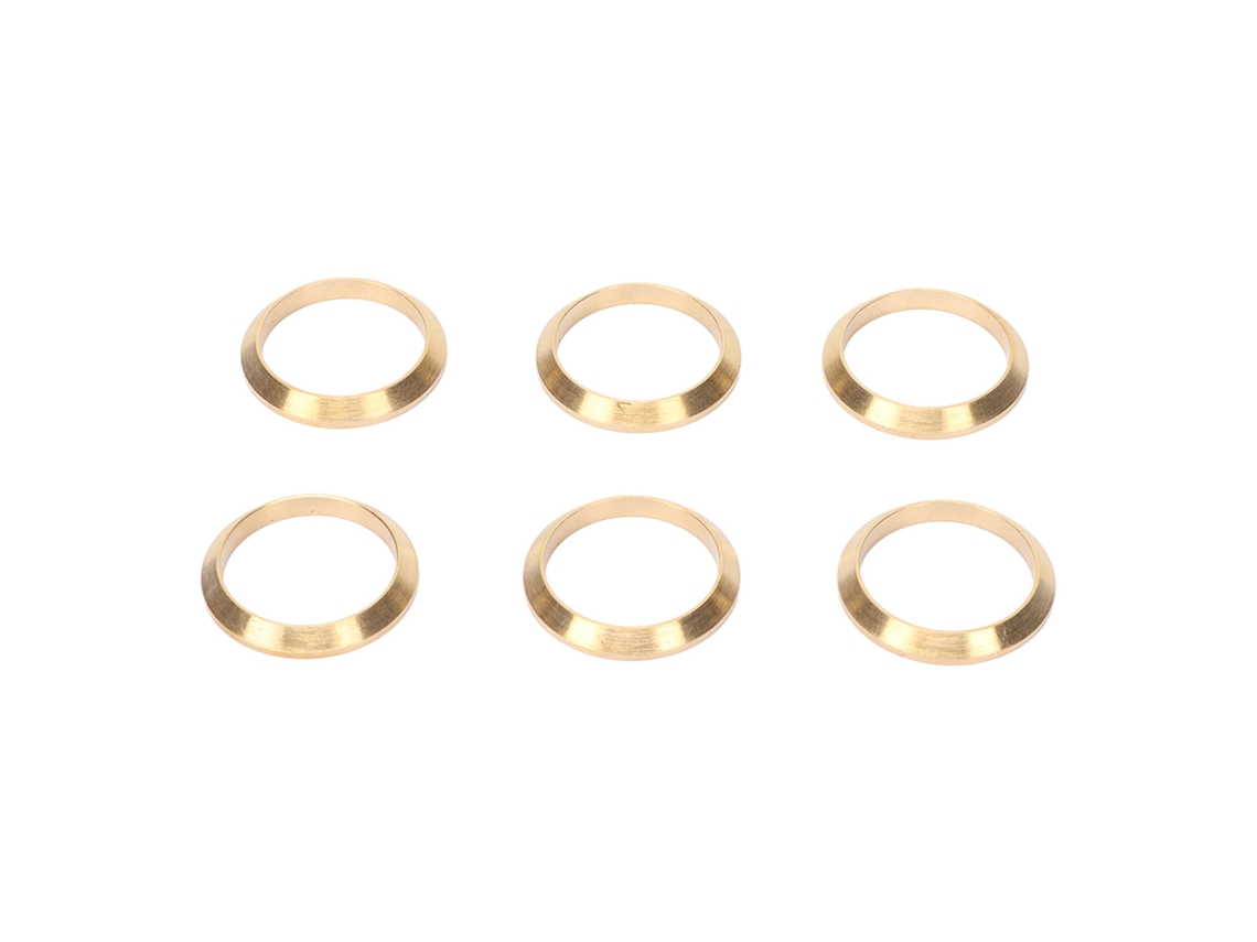 Aetheria 6pcs Anéis Decorativos de Cobre para Relógio com Tubos de Nixie In 14 Diy