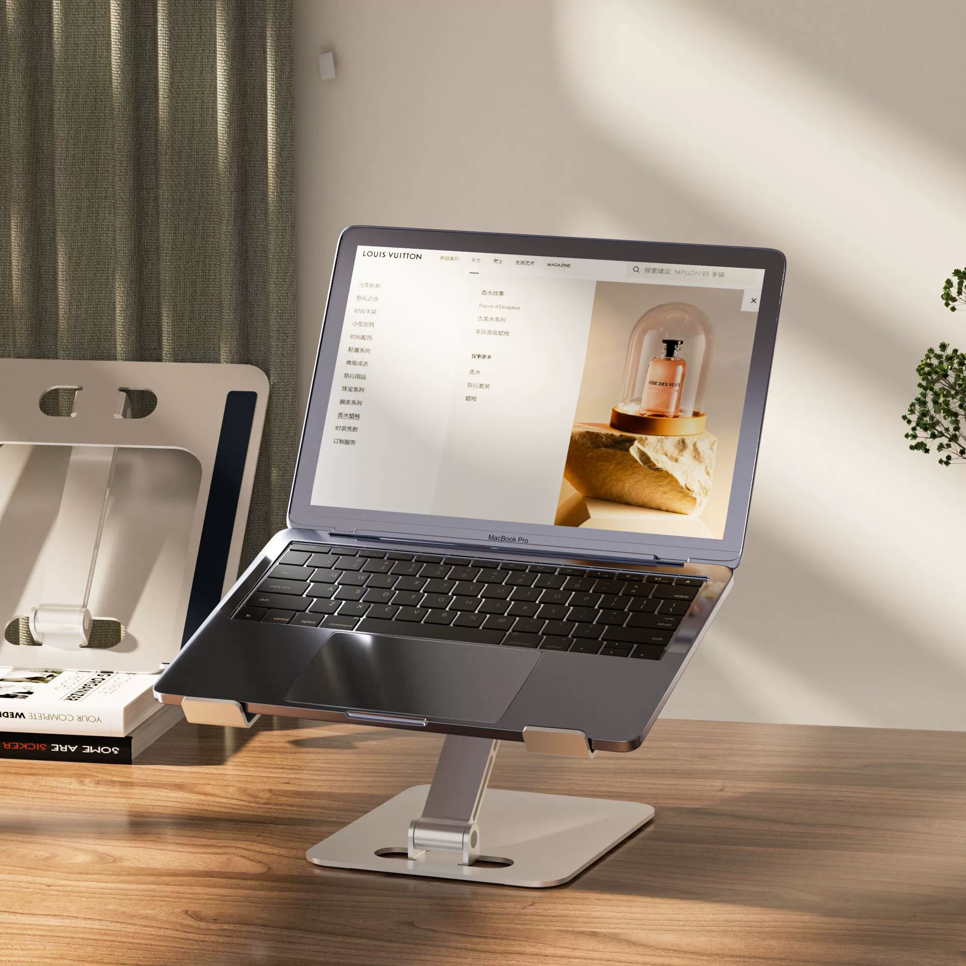 Suporte Para Laptop, Suporte Ergonômico Dobrável Para Computador Com Altura Ajustável Brilvibera