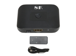 Switcher De Interface Multimídia Hd 2x1 Com Controle Remoto, 8k A 60hz, Splitter 2 Em 1